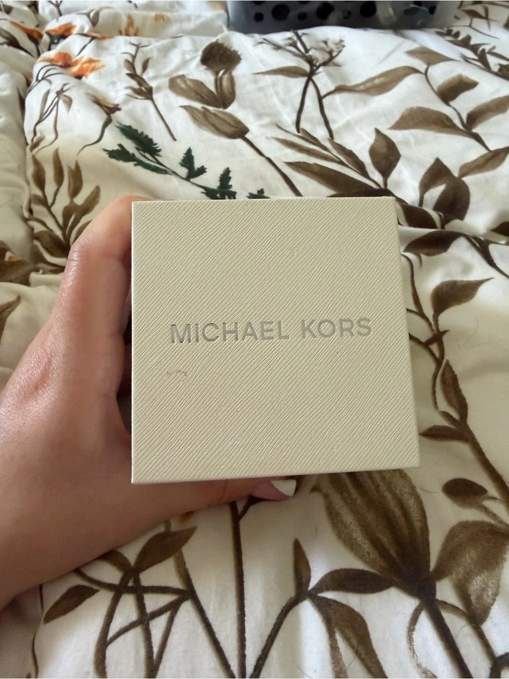 Michael Kors Rose Gold Tone Crystal Accent Women's Watch